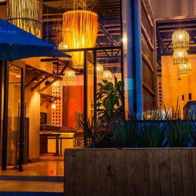 Plato de tacos de mariscos Cocomar